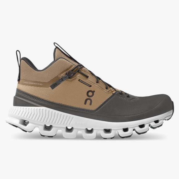 On Cloud Sneakers | Women's Cloud Hi Waterproof-Chai | Magnet