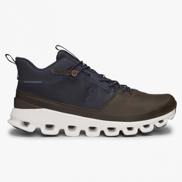 On Cloud Sneakers | Men's Cloud Hi-Ink | Brown